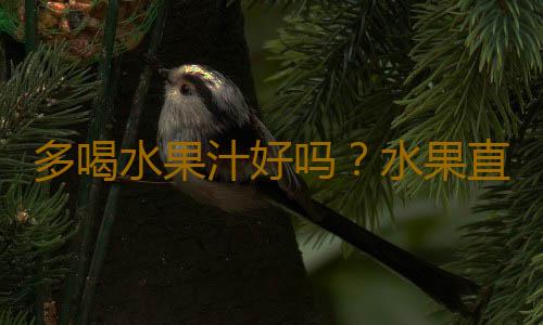 多喝水果汁好吗？水果直接吃更好！