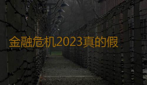 金融危机2023真的假的